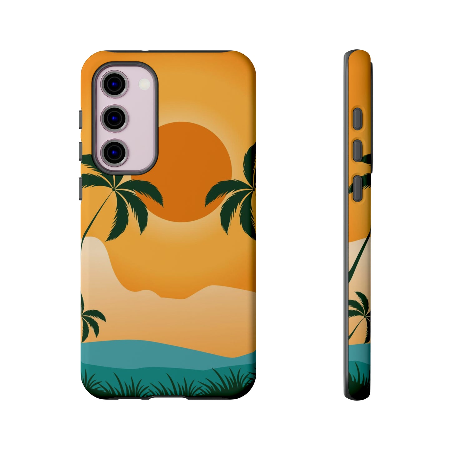 Sunset palm Samsung phone case