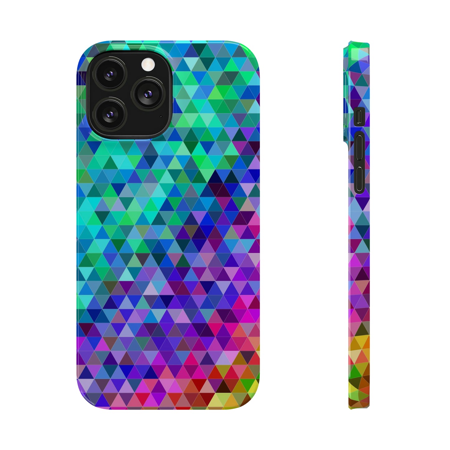 Mosaic pixel color iPhone case