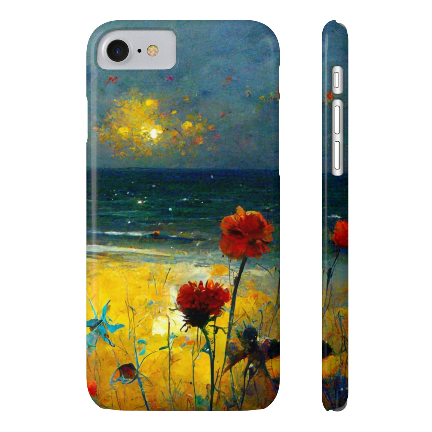Van Gogh sky Flower  iPhone case