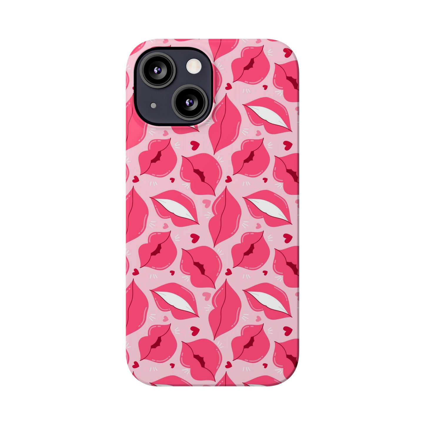 Pink lips iPhone case