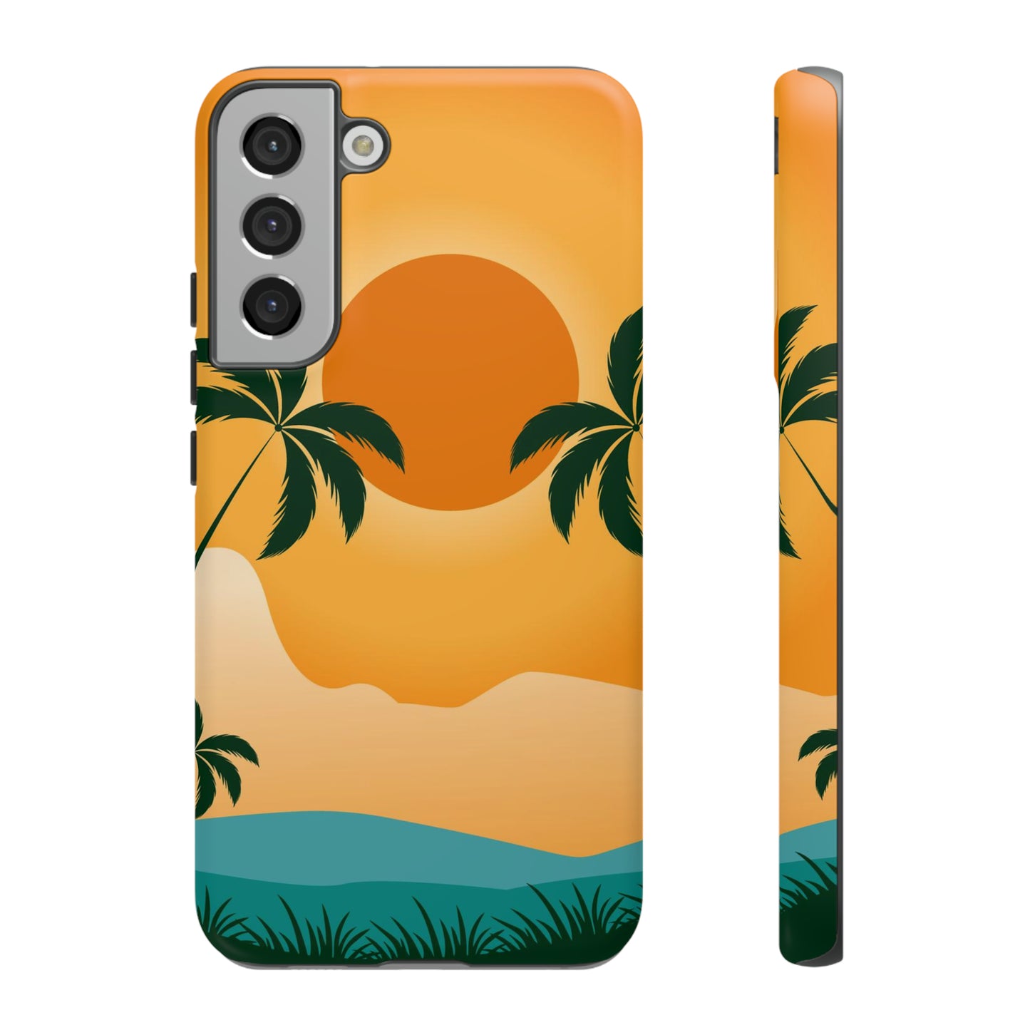 Sunset palm Samsung phone case