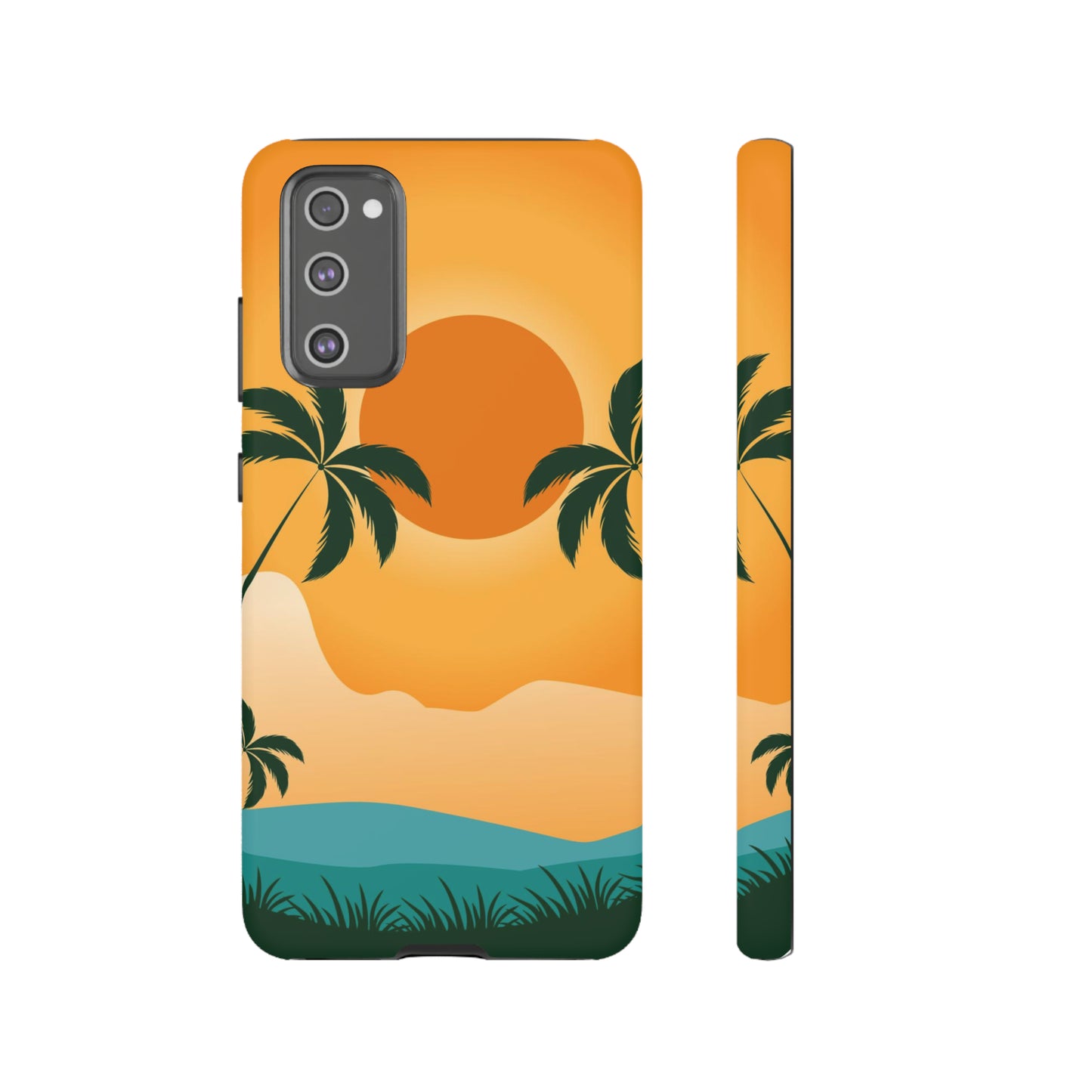 Sunset palm Samsung phone case