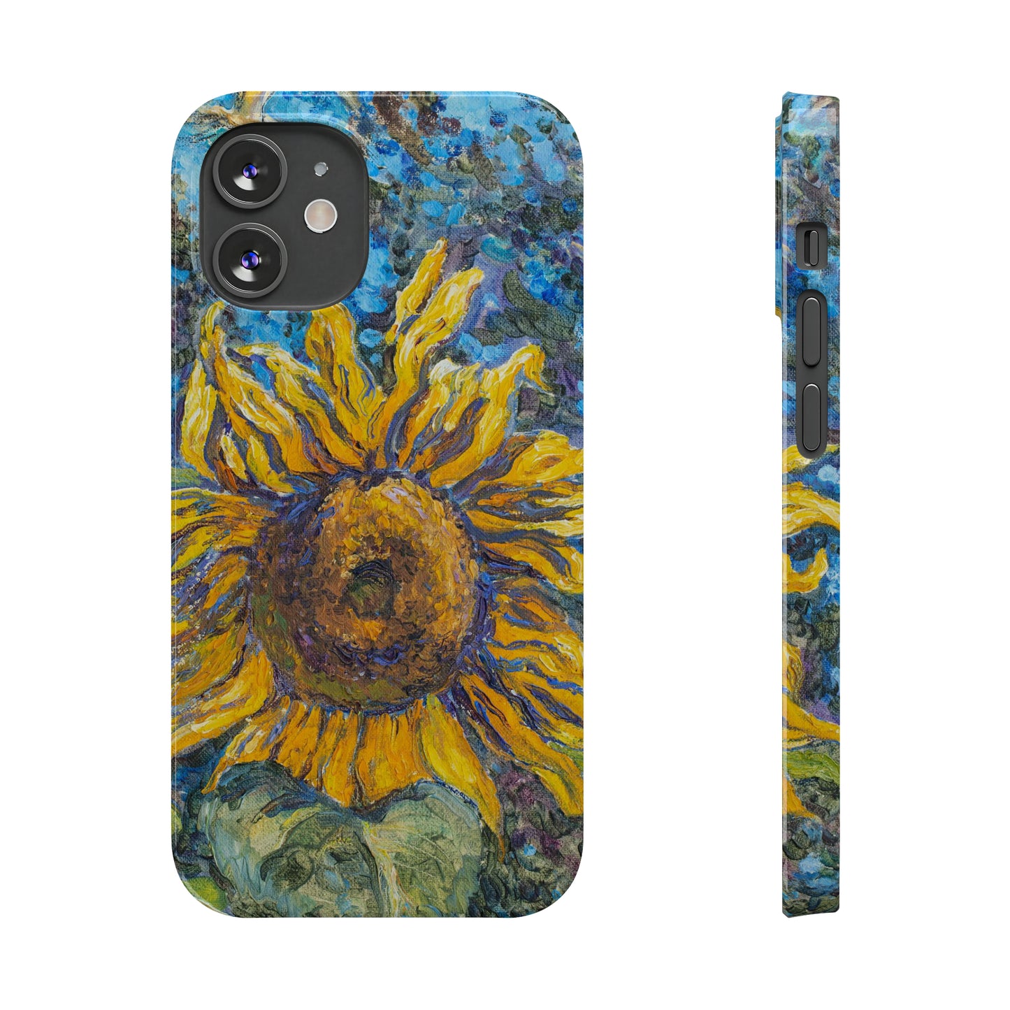 Van Gogh flower iPhone case
