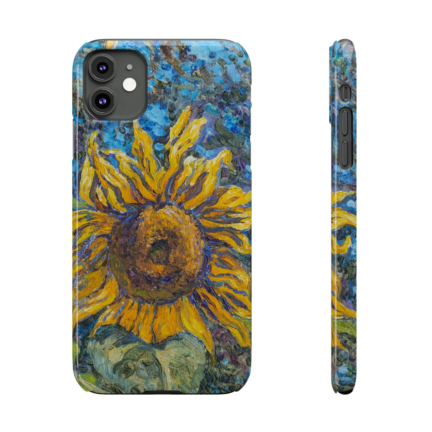 Van Gogh flower iPhone case