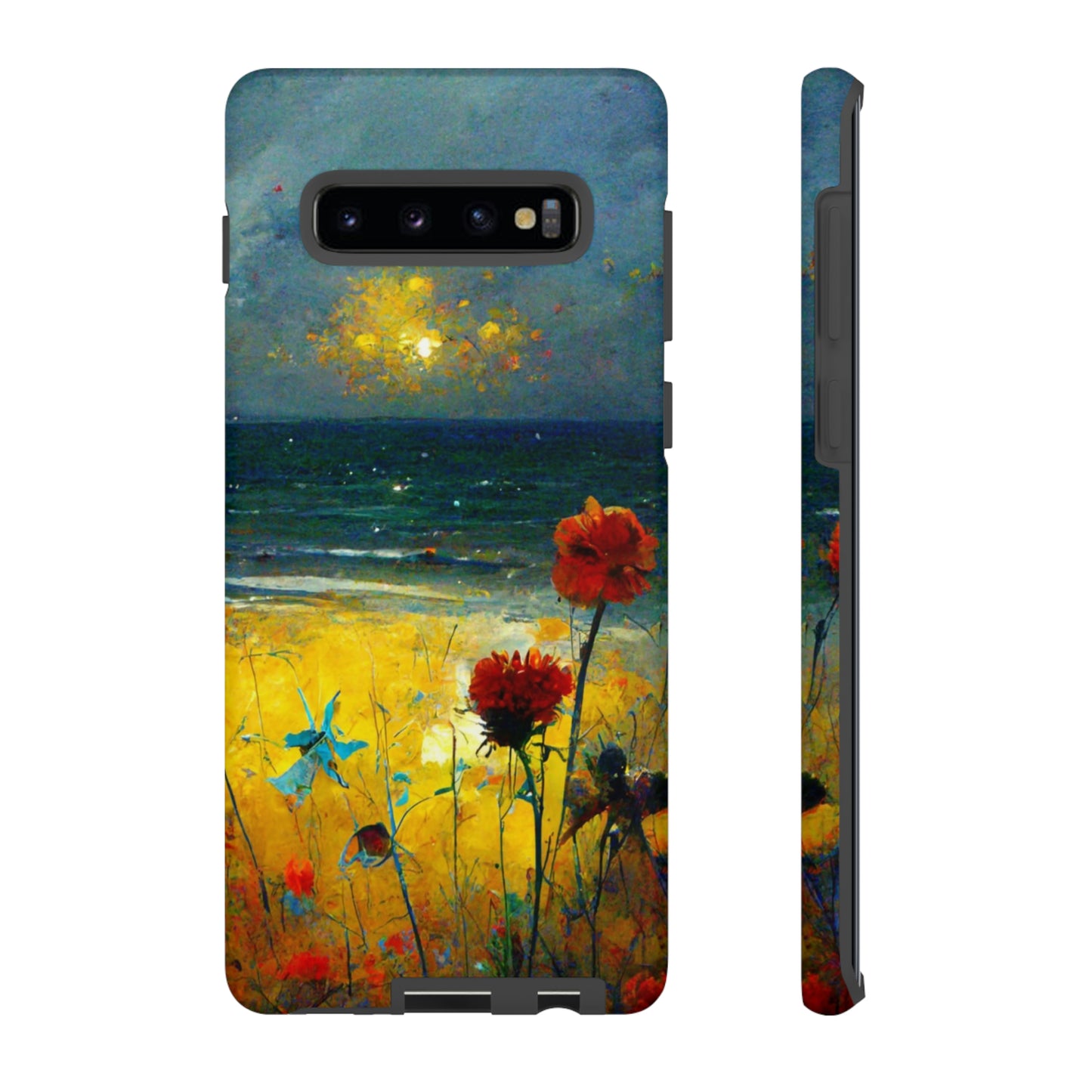Van Gogh sky Flower Samsung case