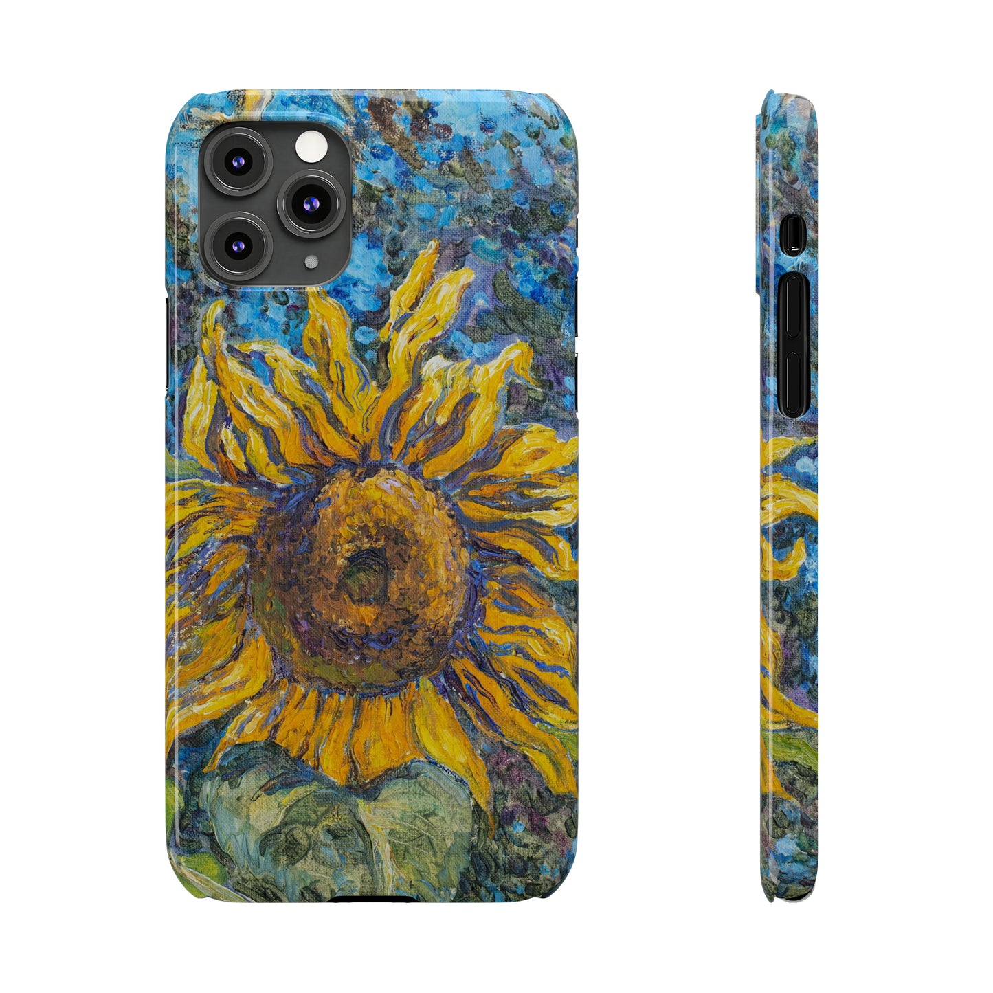 Van Gogh flower iPhone case