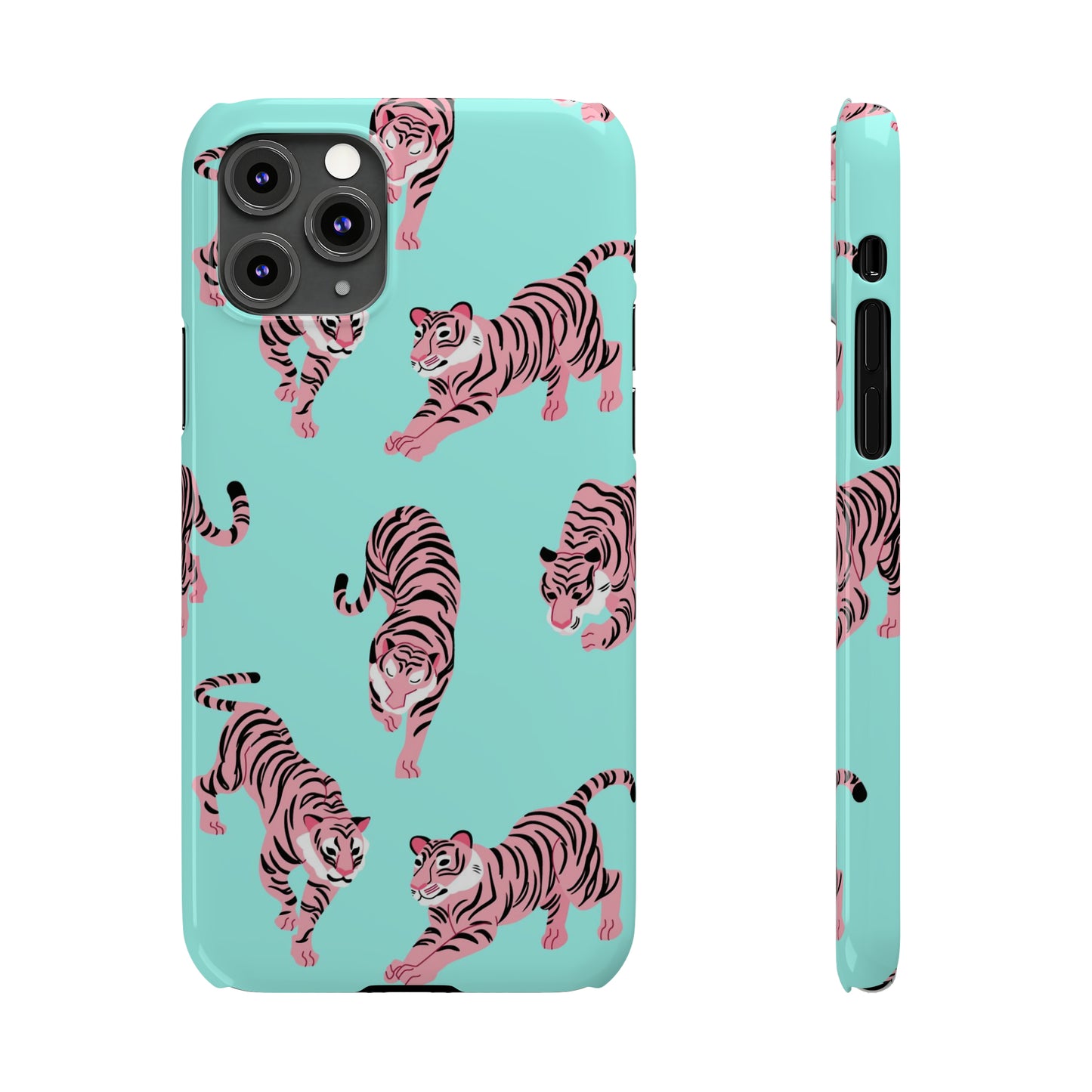 Pink tiger iPhone case