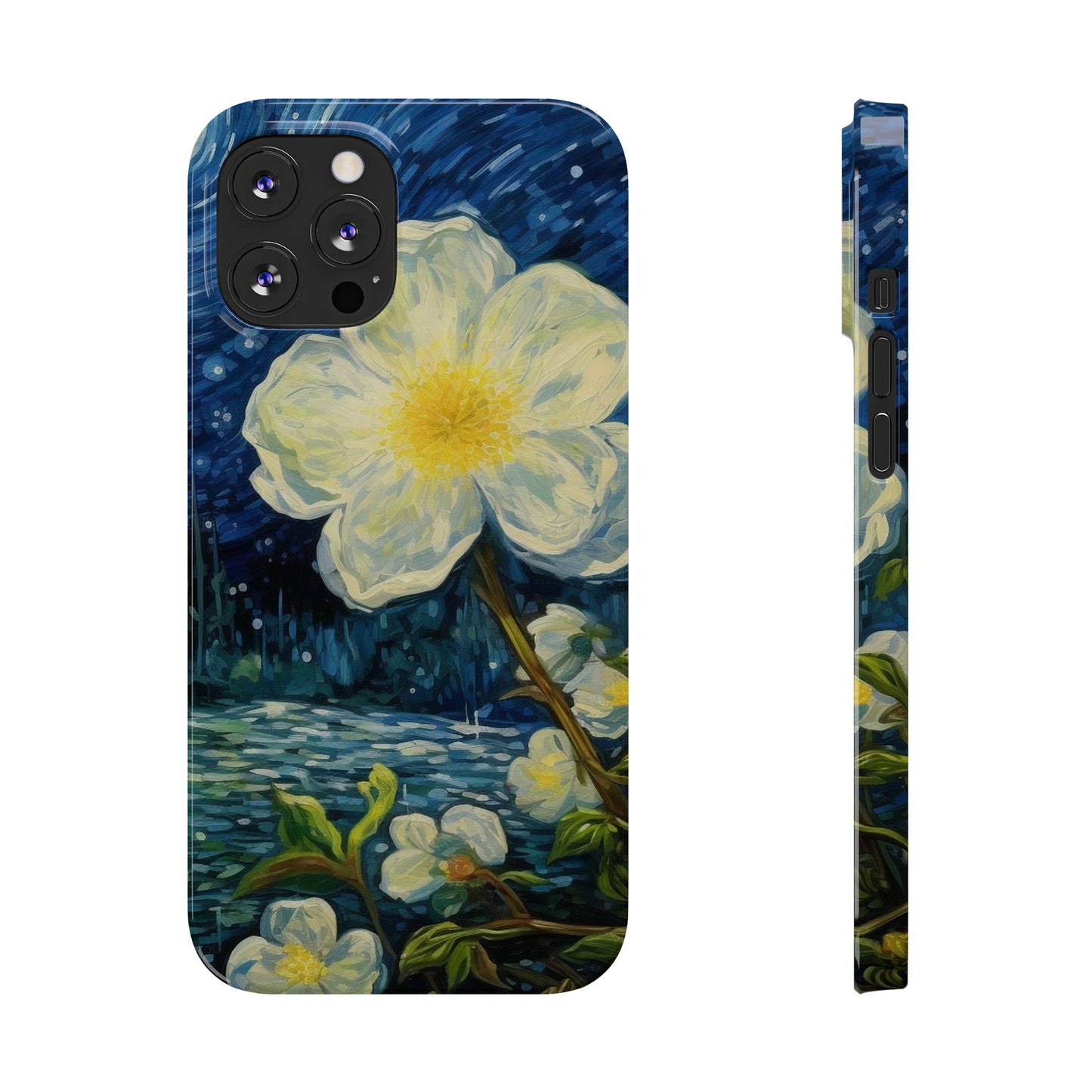 Van Gogh flower garden iPhone case