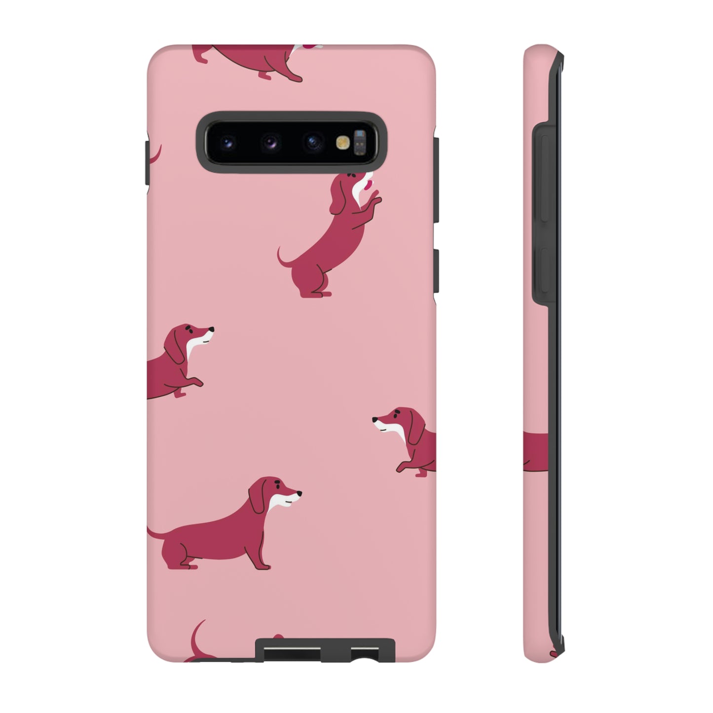 Pink Dog Samsung phone case