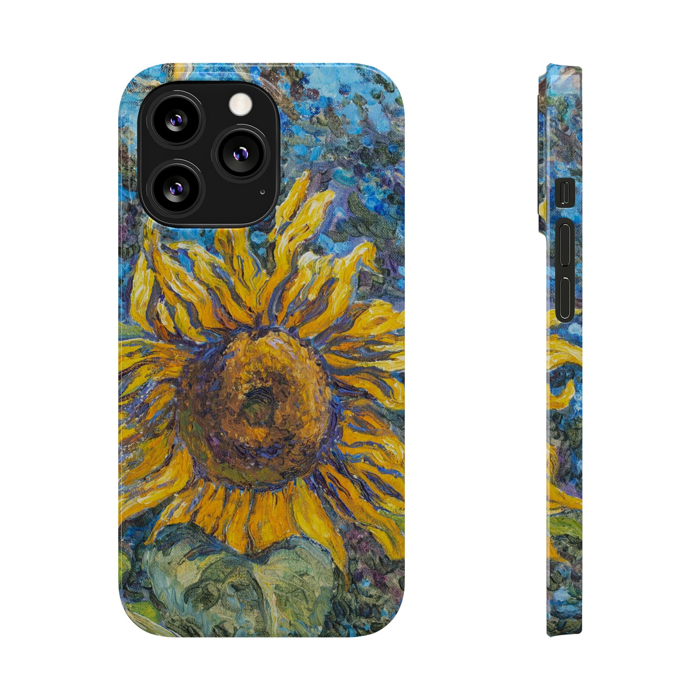 Van Gogh flower iPhone case