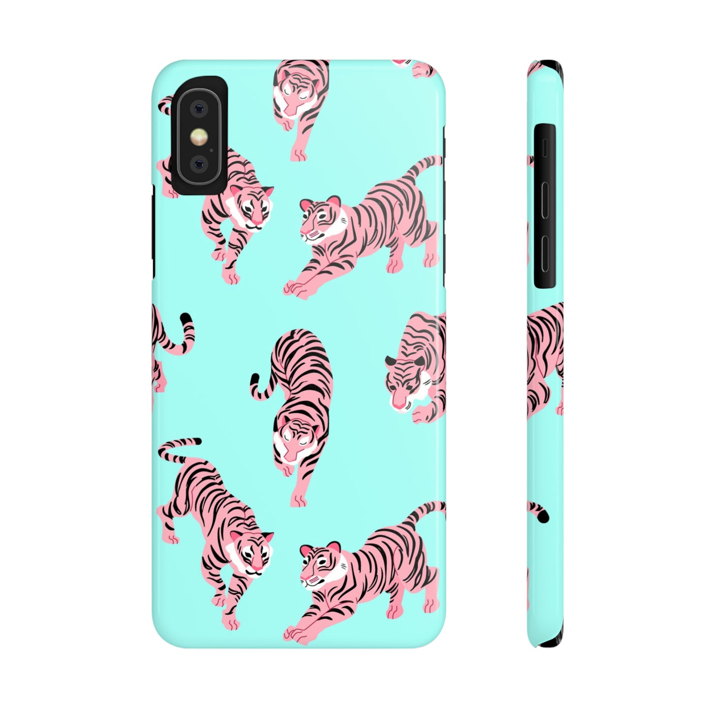 Pink tiger iPhone case