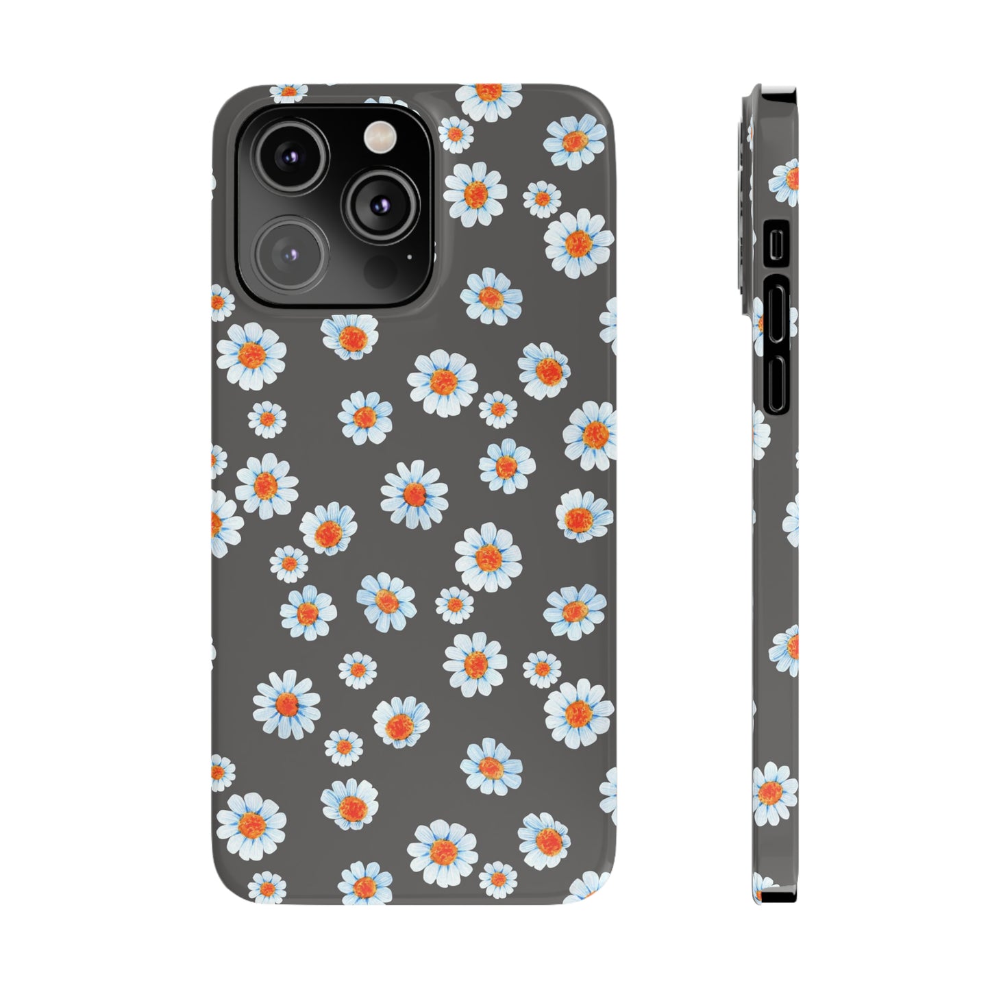 Black Marguerite iPhone case