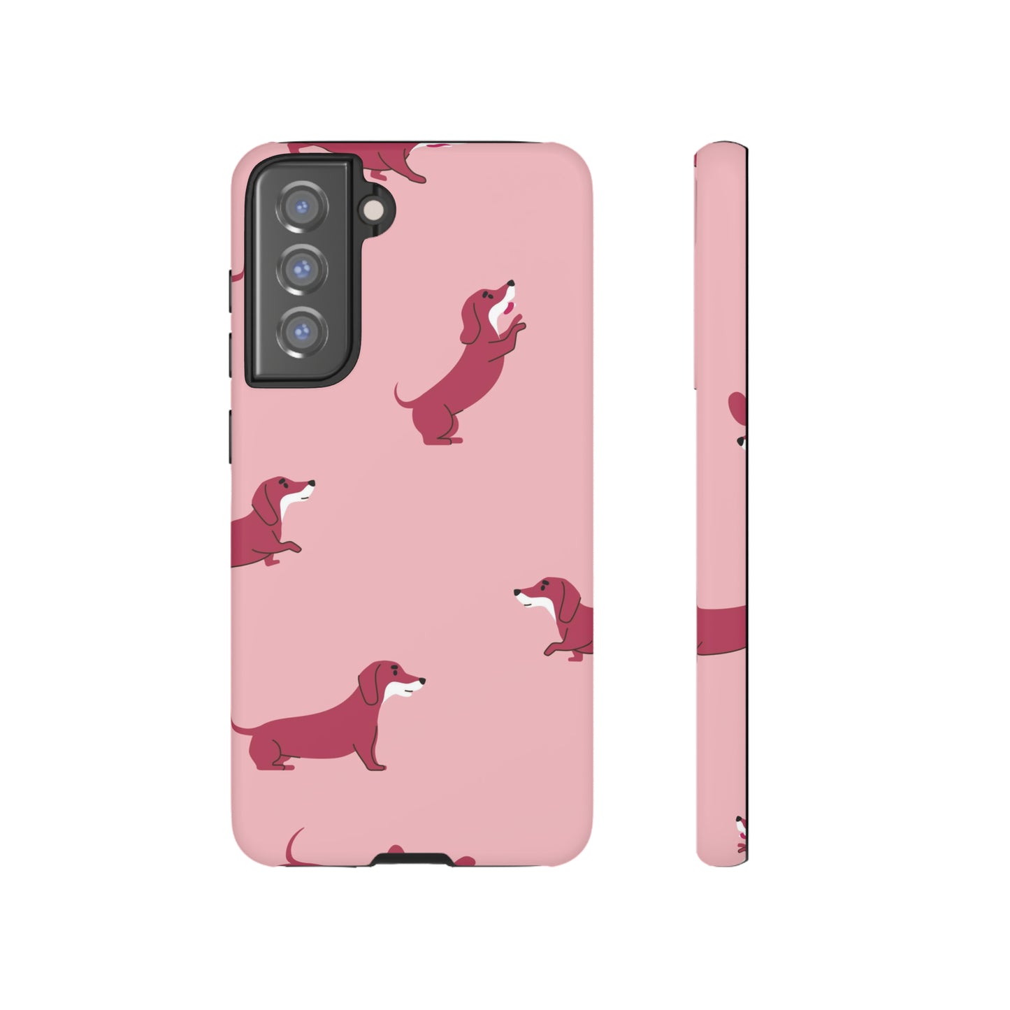 Pink Dog Samsung phone case
