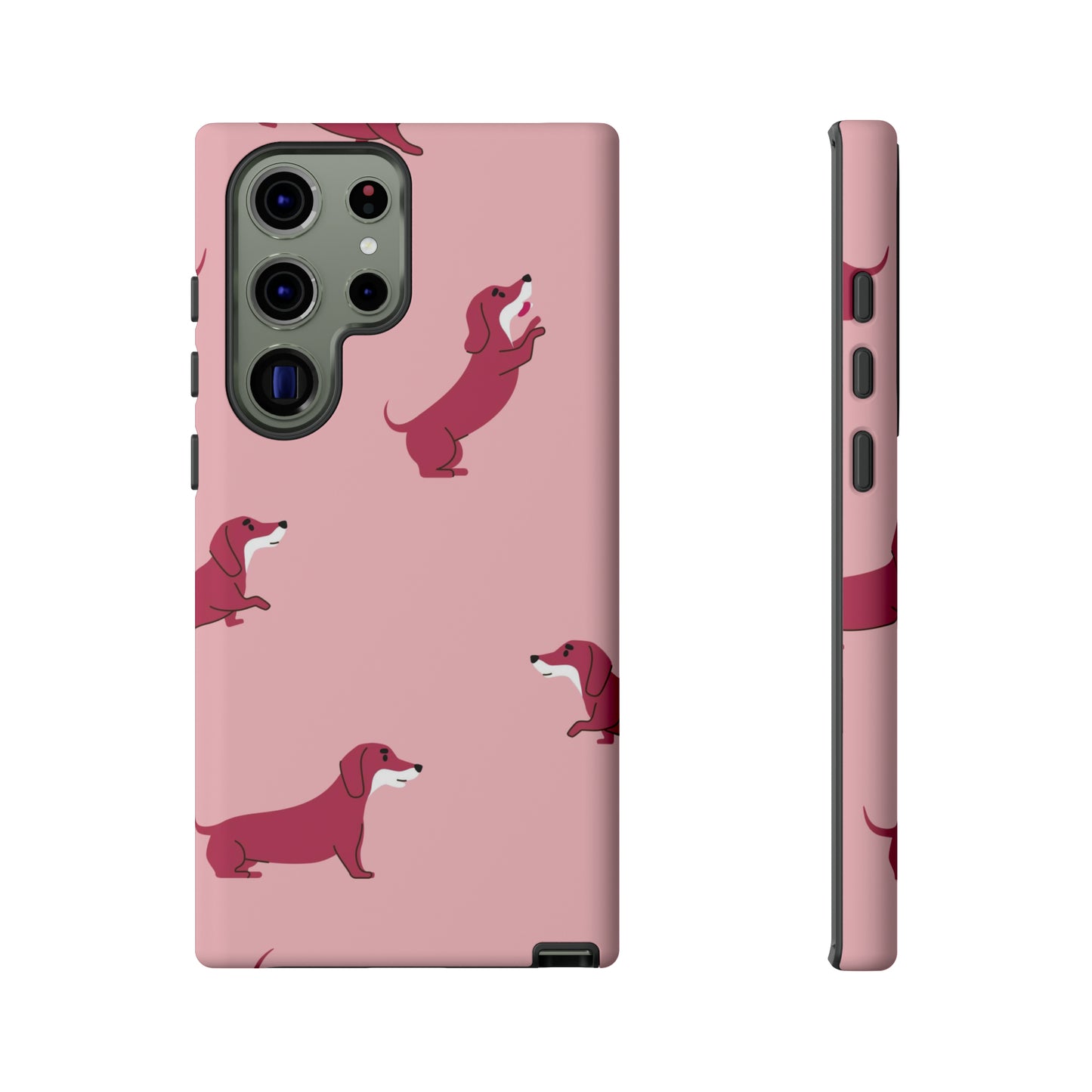 Pink Dog Samsung phone case