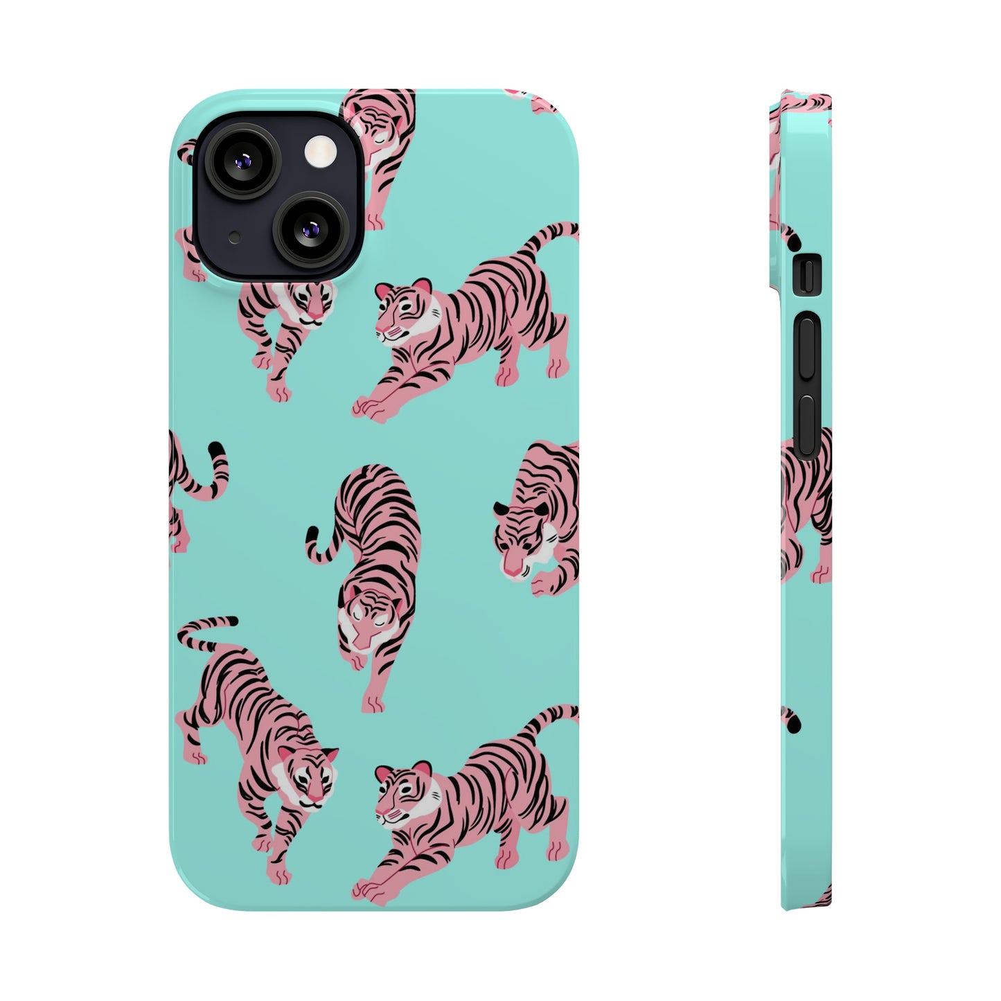 Pink tiger iPhone case