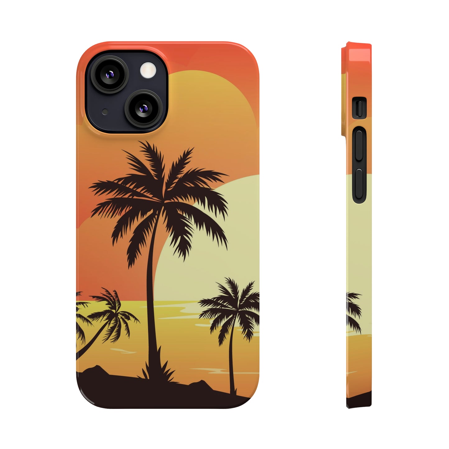 Gold sunset iPhone case