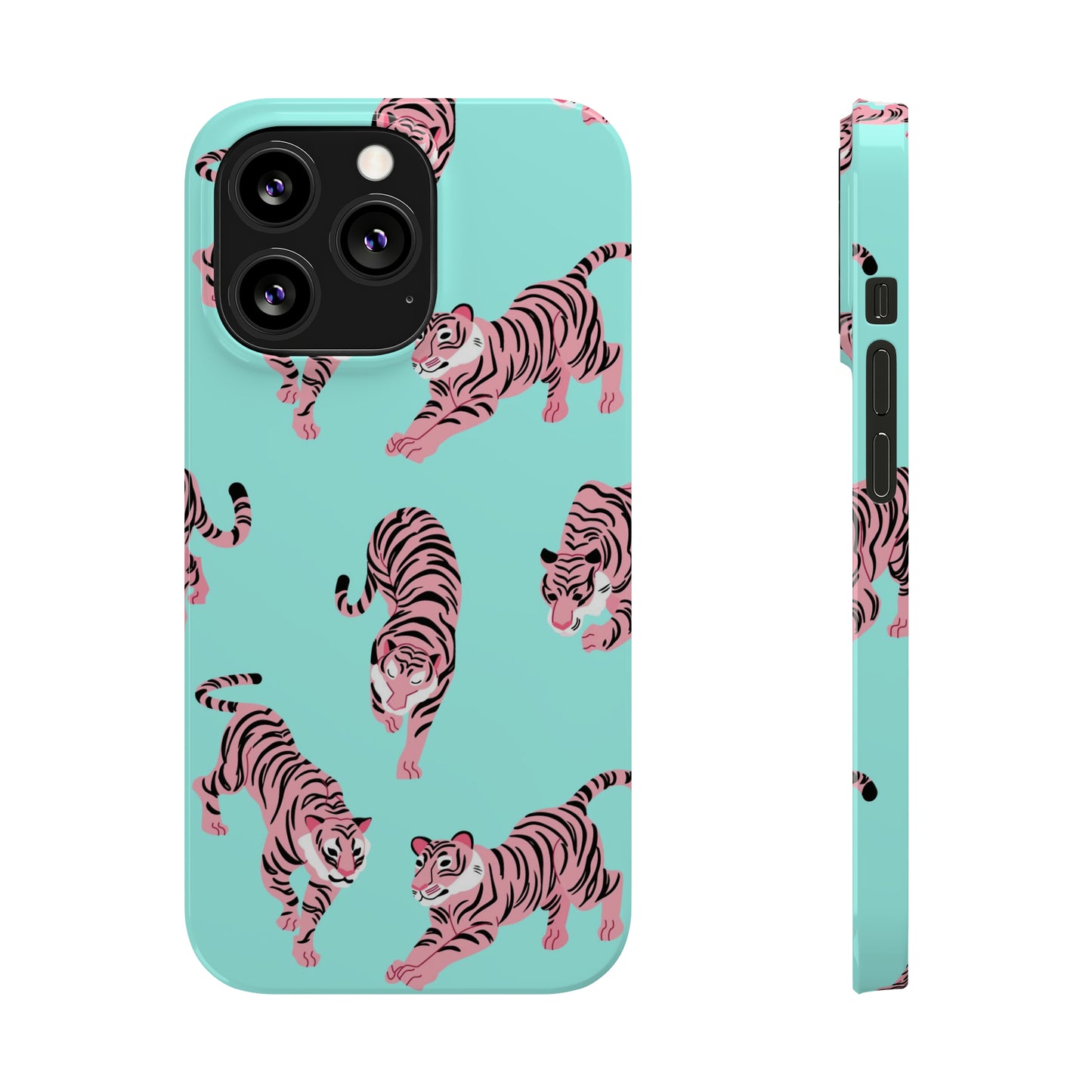 Pink tiger iPhone case