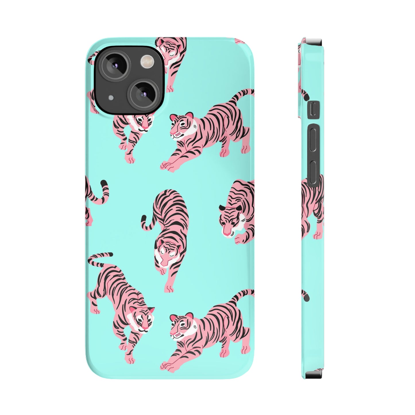 Pink tiger iPhone case