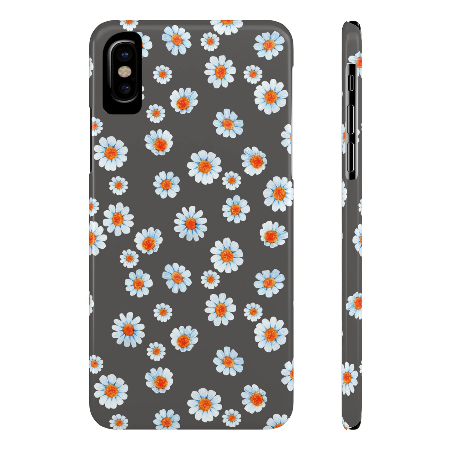 Black Marguerite iPhone case