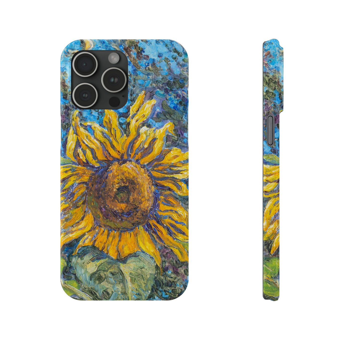 Van Gogh flower iPhone case